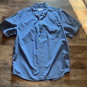 GAP Casual Blue Button-Down Shirt